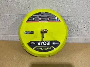 lot 328 image: RYOBI 15 in. 3300 PSI Surface Cleaner for Gas Pressure Washer
