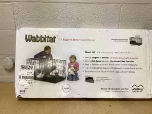 lot 453 image: MidWest Homes for Pets Wabbitat Folding Rabbit Cage