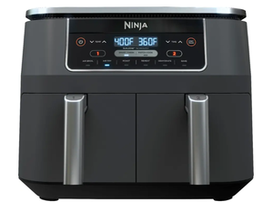 lot 11 image: Ninja Foodi 4-in-1 Air Fryer, 8 Quart, DualZone Technology, (2) 4 Quart Independent Frying Baskets