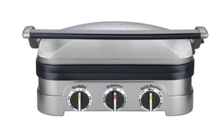 lot 152 image: Cuisinart Electric Griddler Stainless Steel