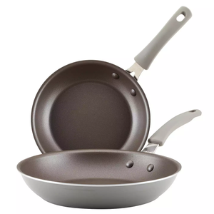 lot 164 image: 2PCS Rachael Ray Cook  Create Aluminum Nonstick Frypan Set