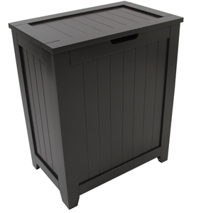 lot 170 image: Redmon Contemporary Country Wainscot Style Wooden Clothes Hamper