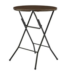 lot 401 image: Mainstays 31 Round High-Top Folding Table