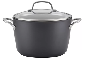 lot 428 image: KitchenAid Hard-Anodized Induction 8-qt. Stockpot with Lid