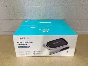 lot 97 image: Aiper Surfer M1 Automatic Pool Skimmer Robotic Surface Cleaner