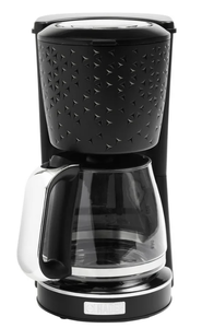 lot 71 image: Haden Starbeck Coffee Machine, 10 Cup Auto Coffee Maker, Black & Chrome