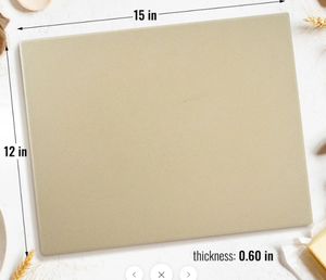 lot 254 image: Pizza Stone for Oven & Grill - 15 x 12 Inches