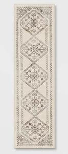 lot 255 image: Washable Distressed Persian Accent Rug Cream - Threshold