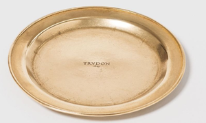 lot 257 image: LOT OF 2 - Classic Candle base - Gold brass