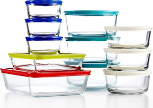 lot 374 image: Pyrex 22 Piece Food Storage Container Set