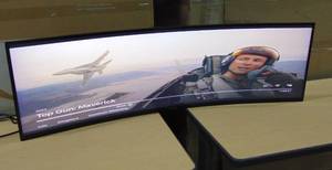 lot 16 image: Viotek SUW49DA 49-Inch Super Ultrawide Monitor  1440p 120Hz 3ms 1800R  5120x1440p 329 Dual QHD Monitor  2X HDMI 2.0, 2X DP 1.4, 3.5mm (VESA), Black