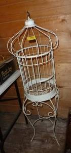 lot 161 image: metal bird cage