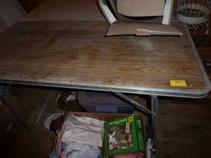 lot 167 image: Two folding tables