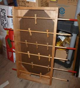 lot 236 image: homemade table top soccer