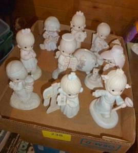 lot 238 image: Box of Precious Moments