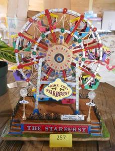 lot 257 image: Lemax Starburst Ferris Wheel ride