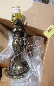 lot 262 image: New in box lamp and shade