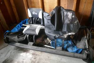 Clam Nanook ice fishing sled