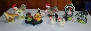 lot 504 image: Vintage Chicken Salt And Pepper Shakers (5)