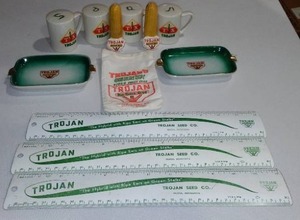 lot 515 image: Trojans Vintage Advertising Trojans Sweet Corn.