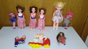 lot 574 image: Celluloid Flapper Dolls, FAB Walking Dolls (4) And More.