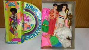 lot 601 image: Dawn And Gary Dolls, Rosemary Rock Flowers, Watch Me Twirl Series, 1971