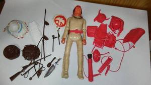 lot 622 image: Marx Johnny West Chief Cherokee Action Figure