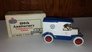 lot 661 image: Amoco 100th Anniversary Model T Bank By ERTL