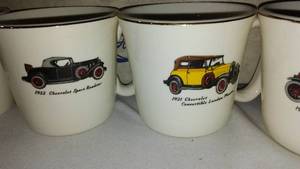 lot 706 image: Salem Chevrolet Mugs (6) New In Box