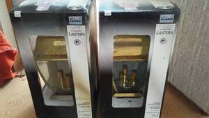 lot 745 image: Cabin Teardown  New In Box Hampton Bay Outdoor Lighting(2).