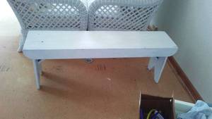 lot 755 image: Cabin Teardown Wood Bench.