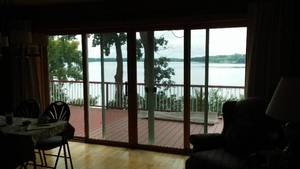 lot 768 image: Cabin Teardown  Double Patio Door, Window Coverings Included.
