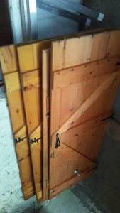 lot 783 image: Cabin Teardown   Knotty Pine Doors (4)