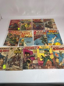 lot 45 image: Lot of Vintage War Comic Books