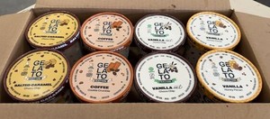 Gelato Festival | 1 Case - 8 pints, 4 flavors- From Coffee Cookie Crumbles to Salted Caramel Chocolate Chip