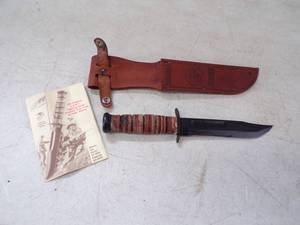 lot 49 image: U.S.M.C. Fighting Knife with Sheath