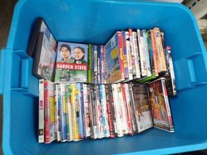 lot 54 image: Tote of DVD Movies