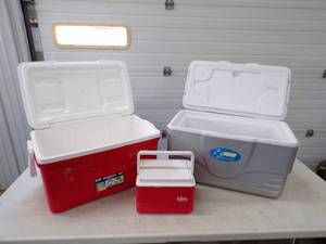 lot 56 image: 3 Coolers