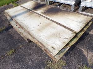 lot 78 image: 5 Sheets of 34 treated plywood used