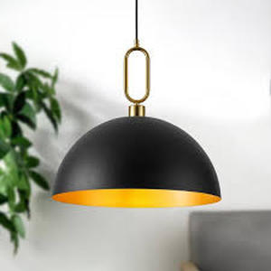 lot 43 image: ADSENSTY 1-Light Black Vintage Pendant Light Adjustable Ceiling Hanging Lights with Metal Shade Customer Returns See Pictures