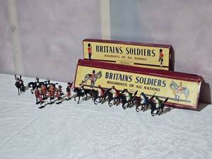 lot 34 image: Series of Britains Lead Soldiers