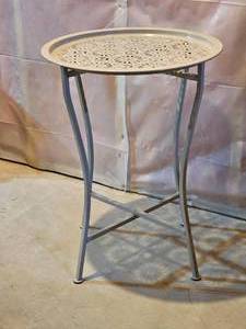 lot 58 image: Contemporary Punched Patio Table