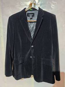 lot 39 image: Liz Claiborne Suede Sportcoat - Mens - Black - 44R