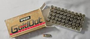 lot 2 image: Speer Gold Dot Ammunition - 357 SIG - 50 Shells