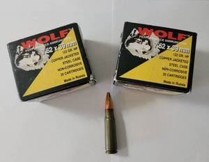 Wolf Performance Ammunition - 7.62 x 39mm - 2 boxes 20 Cartridges Each