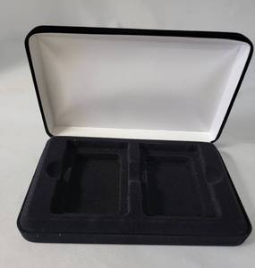 lot 34 image: Black Velvet -1 or 2 Oz. Slabs - Holds 2 slabs, 7 L x 4  12 W x 1 D