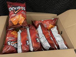 Case of 8 Doritos Spicy Nacho Flavored Chips 9.25 oz Bags