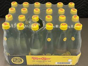 lot 480 image: 24-Pack Topo Chico Carbonated Mineral Water 15.5 fl oz Bottles