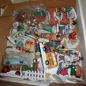 lot 42 image: Box full of christmas people