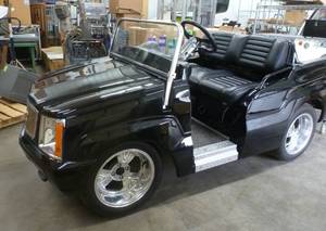 Very cool Club Car Cadillac golf cart